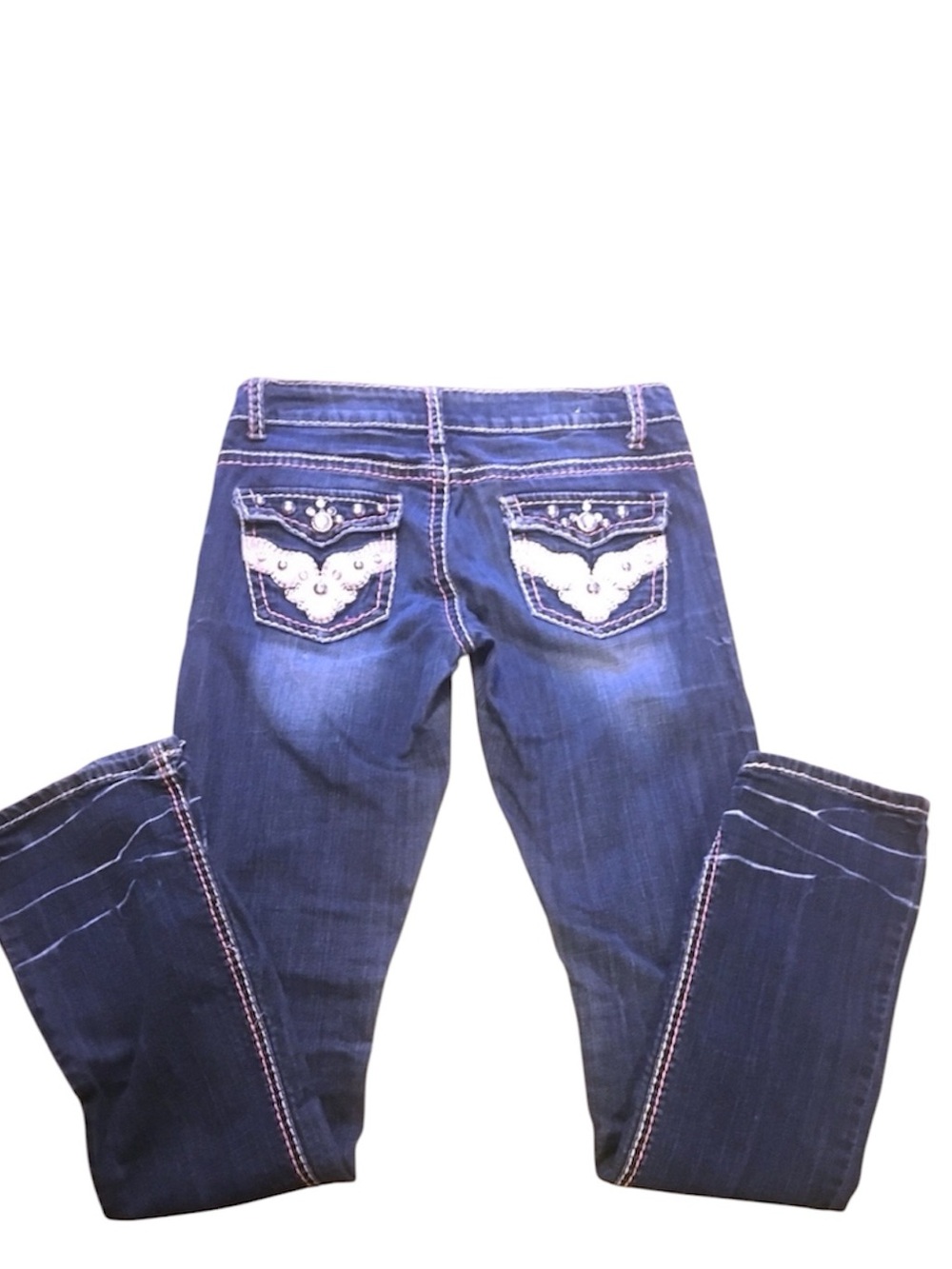 Liuce Distressed Low Rise Flare Y2K Vintage Jeans